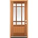 Classic Estate Doors CB73109-P-CB-UM-LH Nine Light Door, Left Hand Swing, Unfinished Mahogany
