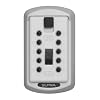 GE AccessPoint 001413 KeySafe Original 2-Key Slimline Pushbutton Combination Key Box, White