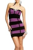 2b Lurex Shadow Stripe Dress
