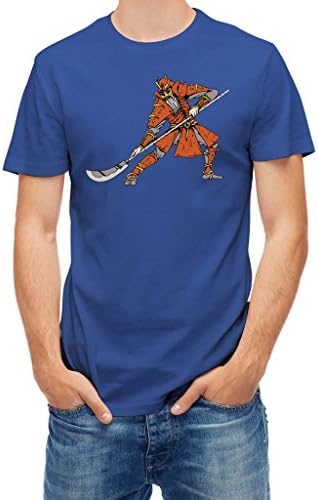T-shirt Samurai Warrior Blue Royal XL