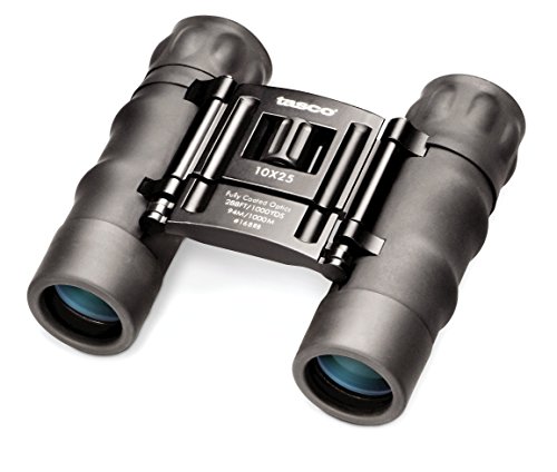Tasco Essentials 10x25 Compact Binocular (Black)