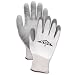 Magid ROC GP139 Polyester Glove, Gray Polyurethane Palm Coating, Knit Wrist Cuff
