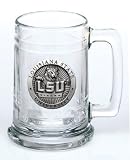 LSU Fighting Tigers Glass Stein (Beverage Mug) 15 oz - NCAA College Athletics