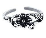 Sterling Silver Toe Ring May Flower