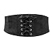 Black Lace-up Corset Style Elastic Cinch Belt