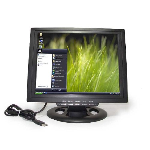 Faytech FT0121TMS 30,7 cm (12,1 Zoll) TFT-Monitor (VGA, TouchScreen, 15ms Reaktionszeit) silber