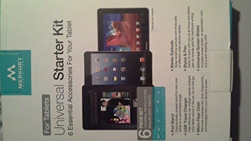 MerkuryUniversal tablet starter kit w/ 6 essential accessories - MI-UBTB6-88W