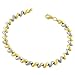 10 Karat Yellow and White Gold San Marco Bracelet