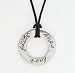 Bob Siemon Pewter Faith-Hope-Love and 1 Cor. 13:13 Pendant Necklace, 24"