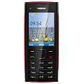 Nokia X2-00 Handy (5,6 cm (2,2 Zoll) Display, Bluetooth, 5 Megapixel Kamera) schwarz/rot