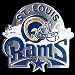 St. Louis Rams Pin - NFL Football Fan Shop Sports Team Merchandise