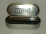 from Blue Mountain Solid Metal Flint Ignition Clipper Lighter - Polished Chrome Finish - Comes in Embossed Presentation Tin Model PoCh-Flint