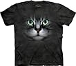 The Mountain Emerald Eyes Cat Face Adult Tee T-shirt