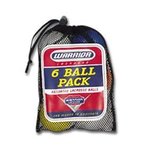 Warrior 6-pack of Lacrosse Balls