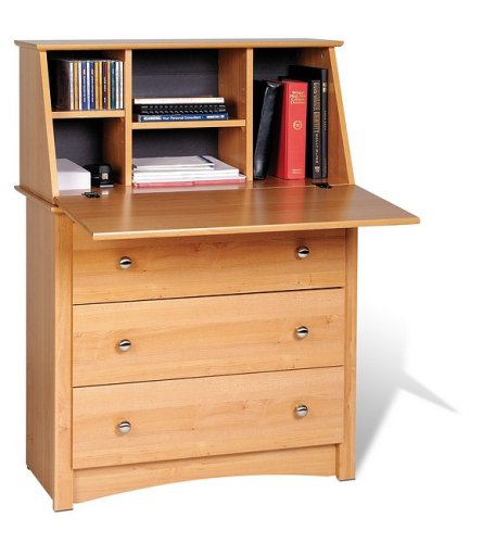 Prepac Maple Secretary Desk