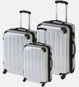 Trolley-Kofferset 3tlg. Ultra-Light - XXL-Volumen - 4 Rollen(360 Grad) - div. Farben Neu Trolley Koffer @