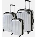 Trolley-Kofferset 3tlg. Ultra-Light - XXL-Volumen - 4 Rollen(360 Grad) - div. Farben Neu Trolley Koffer @