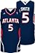 Josh Smith Navy Adidas NBA 2010 Swingman Atlanta Hawks Jersey
