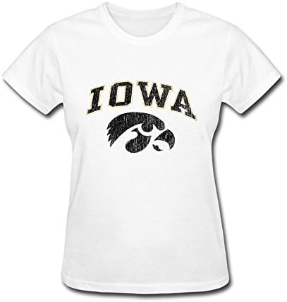NFV5X8Q Iowa Hawkeyes New Agenda Distressed Arch And Logo Women's T-Shirts