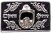 "Open Here" Rectangular Metal Bottle Opener Belt Buckle