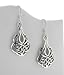 Solid Sterling Silver Filigree Celtic Knot Earrings