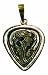Serafina Cameo Pendant Carnelian Conch Shell Master Carved Sterling Silver 18k Gold Overlay