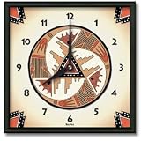 Red Rock Square Metal Wall Clock