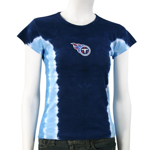 Tennessee Titans Ladies Tie Dye T-shirt (Small)