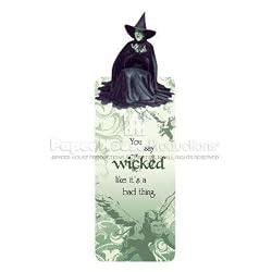Wicked Witch Glitter Bookmark