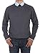 Luciano Natazzi Men's Pullover Crew Neck Long Sleeve Sweater Cotton Relaxed Fit