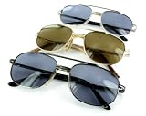 Aviator bifocal reading sunglasses for youthful and active adults. Read outdoors, while driving, or playing sports!