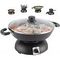Elta WO102N Elektrisches Wok/ Fondue- Set WO102N