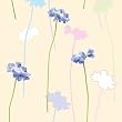Easy Instant Decoration Wall Paper Decal for Home D&eacute;cor - Pastel Flowers (20 inches)