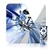 Cobalt Nexus Design Apple TV Skin Decal Protective Sticker