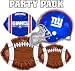 Celebrate with your favorite team with this Party Pack of 15 Mylar balloons, with team logos officially liscensed by the NFL. Comes with (7) Team Football balloons, (3) Team Helmet Balloons, (3) 18" Football Balloons, and (2) 26" Football Baloons. Great for all types of parties.