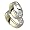 Aldabella - Stunning Two Tone Comfort Fit Wedding Band for Him & Her! Custom Made! Choose your Size.