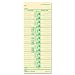 TOPS Time Cards, 3.5 x 9 Inch, Green Ink Front, Weekly Format, 100-Pack, Manila (12593)
