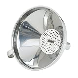 HIC 18 8 Stainless Steel Funnel with Strainer by HIC