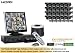 PRO SERIES Complete 24 Camera Indoor/Outdoor Color Sony Super HAD CCD Infrared 480 Line Bullet Security Camera System with Internet and Cell Phone Viewing (CSP-24PRO480IR24)