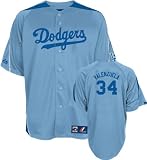 Fernando Valenzuela Brooklyn Dodgers Cooperstown Throwback Laser Jersey - Large