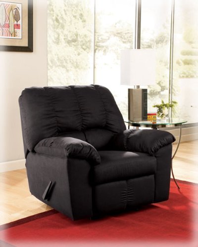 Sha-Shou Black Rocker Recliner by Ashley Furniture