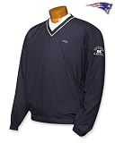 New England Patriots CB Weathertec Newcastle V-Neck Pullover Golf Jacket