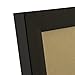 Craig Frames 1WB3BK Picture Frame 7-Piece Wall Set, Black Frames, White Display Mats