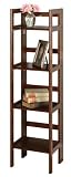 4-Tier Folding Shelf, Narrow By Winsome Wood