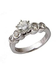 Certified 5-Stone Style Diamond Engagement Ring 1.53ctw SI/2 H