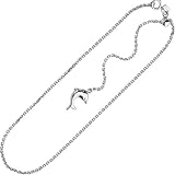 14k White Gold Adjustable Dolphin Cable Chain Ankle Bracelet JewelryWeb 41yWmvuk3FL. SL160 14k White Gold Adjustable Dolphin Cable Chain Ankle Bracelet JewelryWeb