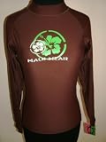 QUALITY MAUI WEAR LONG SLEEVE RASH GUARD, KIDS AND TEENS. SIZES: 2, 4, 6, 8, 10, 12 and 14