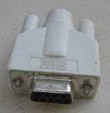 PS/2 Female to DB9 Serial Female Adapter – Used to hook up PS2 mouse to a serial port – White