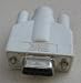 PS/2 Female to DB9 Serial Female Adapter - Used to hook up PS2 mouse to a serial port - White
