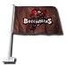 Tampa Bay Buccaneers Car Flag (Pewter Background Flag)